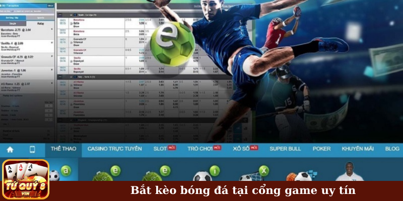 Bắt kèo bóng đá tại cổng game uy tín