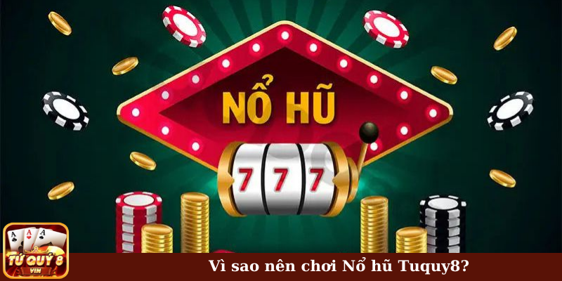 Vì sao nên chơi nổ hũ Tuquy8?